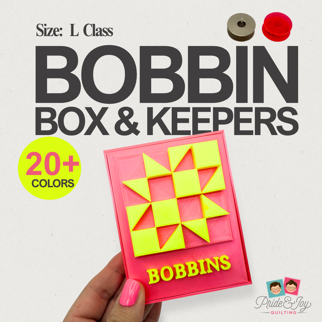 (Size: Class L ) Bobbin Boxes & Keepers by Pride & Joy Quilting