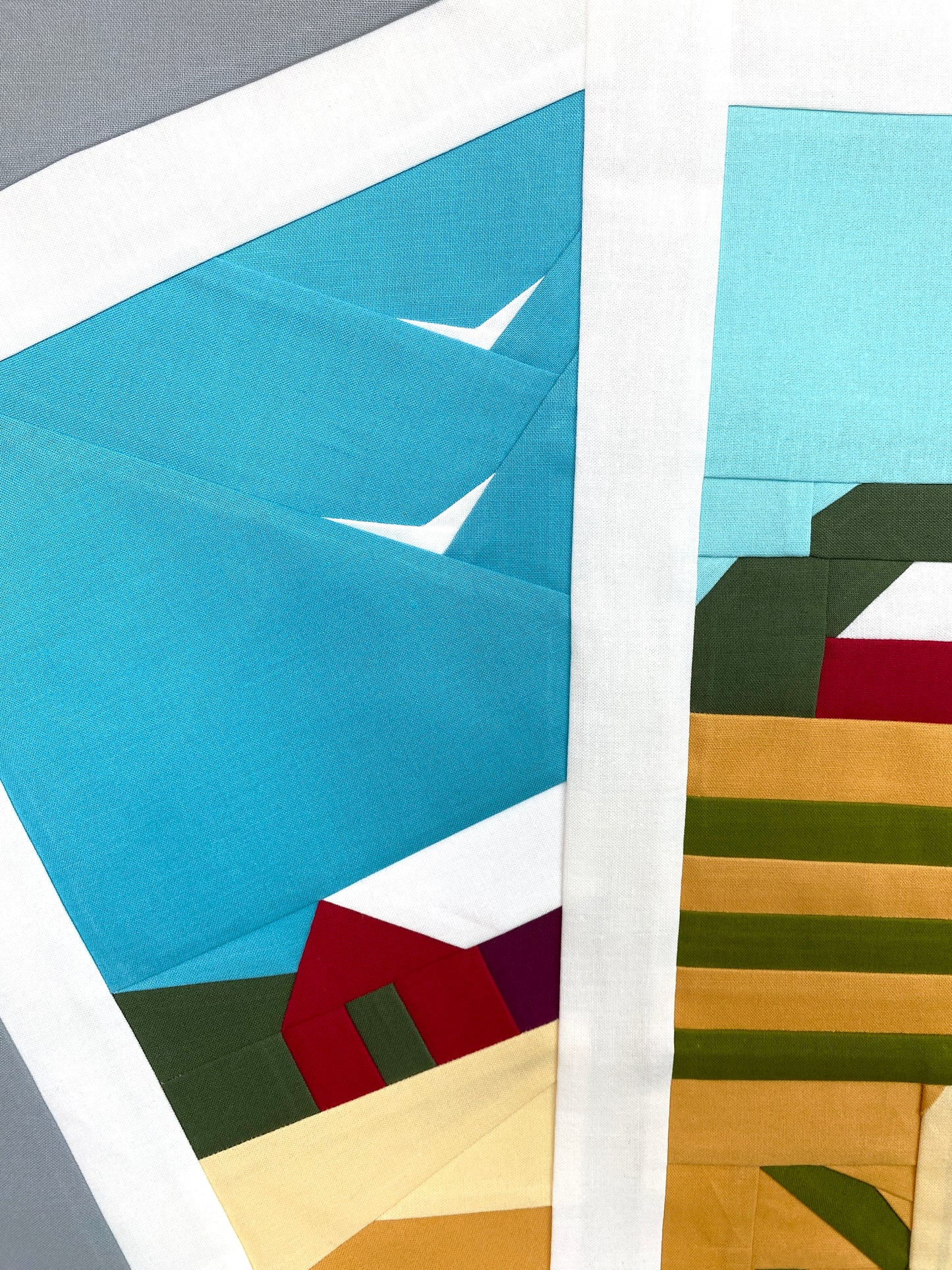 Paper Pattern (Part 7 of 9) Capturing Memories HEARTLAND, A Foundation Paper Piecing Quilt Pattern Series