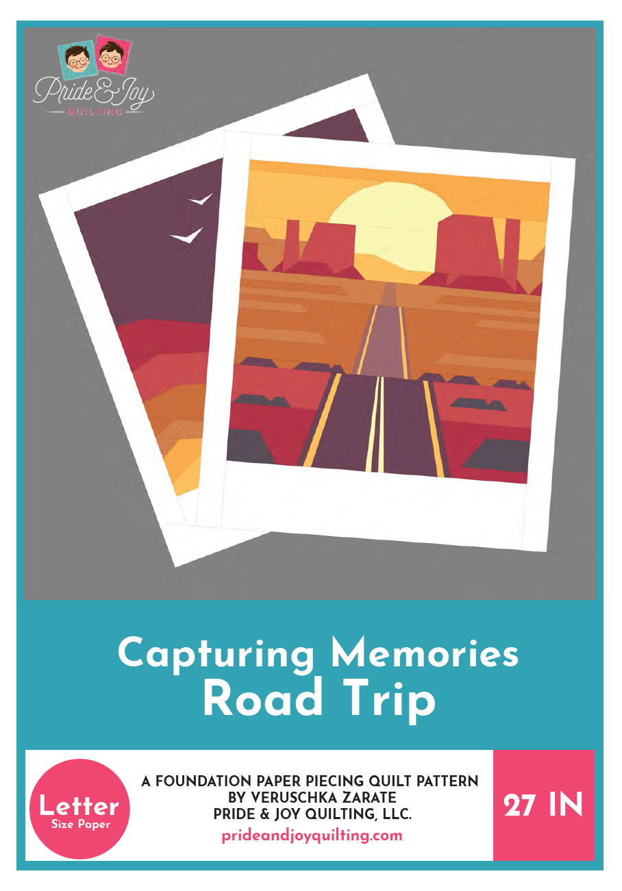 PDF (Part 12 of 12) Capturing Memories ROADTRIP, A Foundation Paper Piecing Quilt Pattern Series
