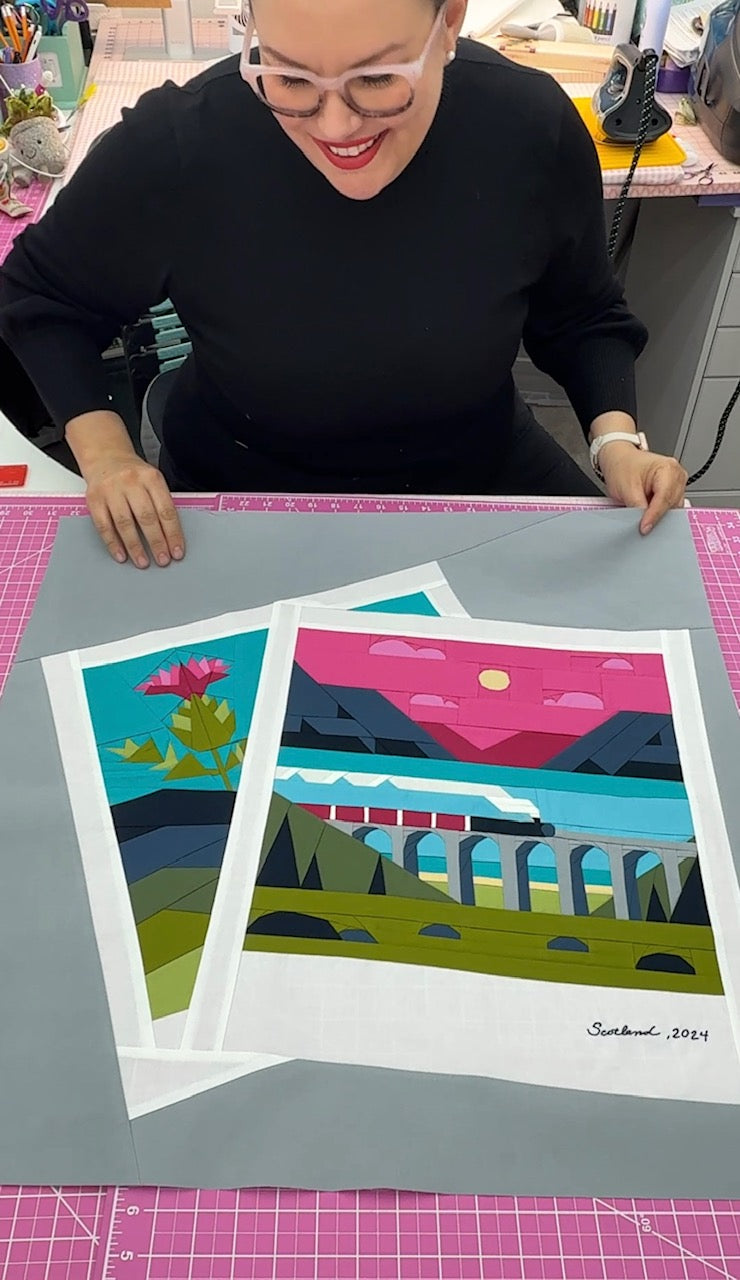 Capturing Memories Scotland Quilt Pattern by Pride and Joy Quilting 3