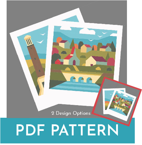 PDF (Part 6 of 12) Capturing Memories VILLAGE CHARM, A Foundation Paper Piecing Quilt Pattern Series