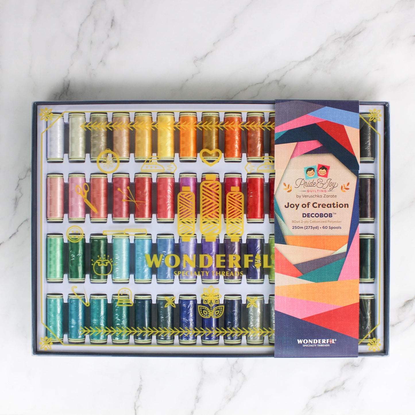 The Joy of Creation (The Complete 60 Spool WonderFil Thread Collection)