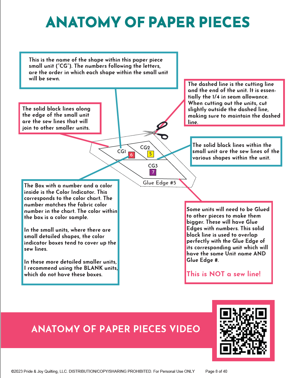 PDF (Part 3 of 12) Capturing Memories CALIFORNIA COAST. A Foundation Paper Piecing Quilt Pattern Series