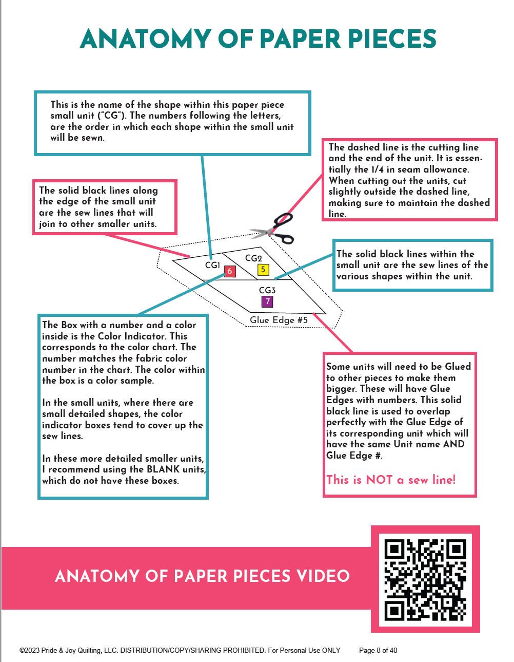 PDF (Part 3 of 9) Capturing Memories CALIFORNIA COAST. A Foundation Paper Piecing Quilt Pattern Series