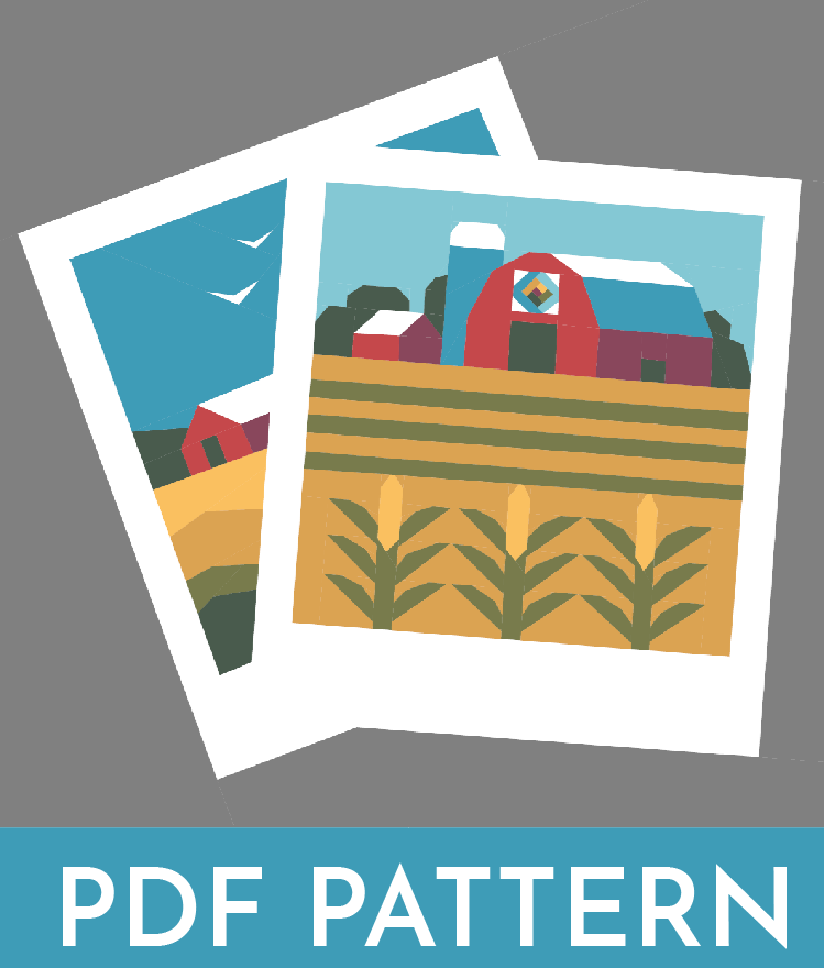 PDF (Part 7 of 12) Capturing Memories HEARTLAND, A Foundation Paper Piecing Quilt Pattern Series
