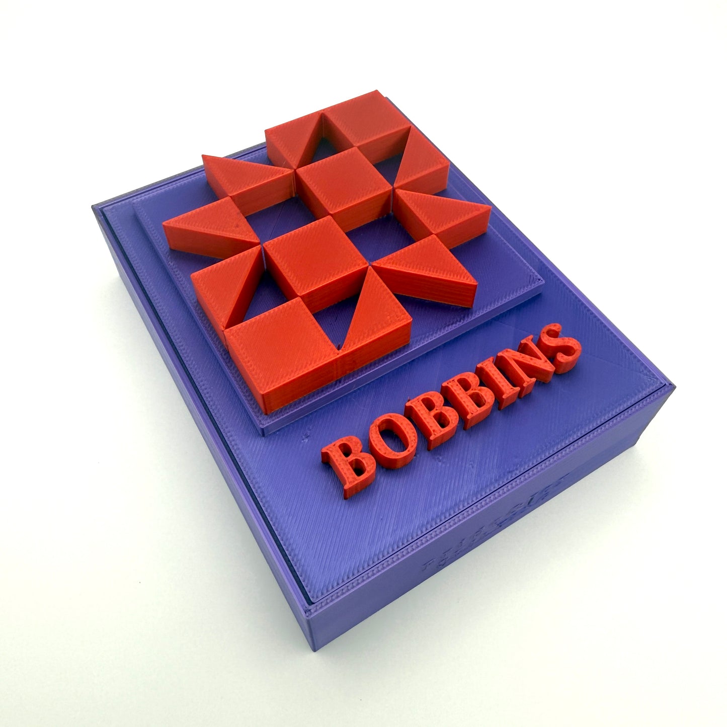 (Size: Class L ) (COLOR: Purple & Ruby Red) Bobbin Box & Keepers