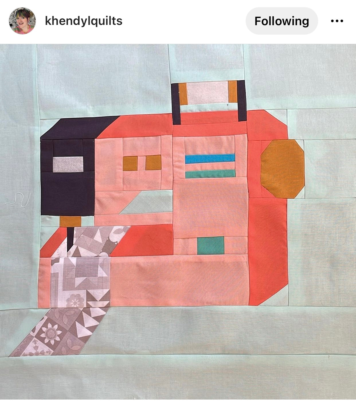 PDF Sewing Machine Foundation Paper Piecing Quilt Block
