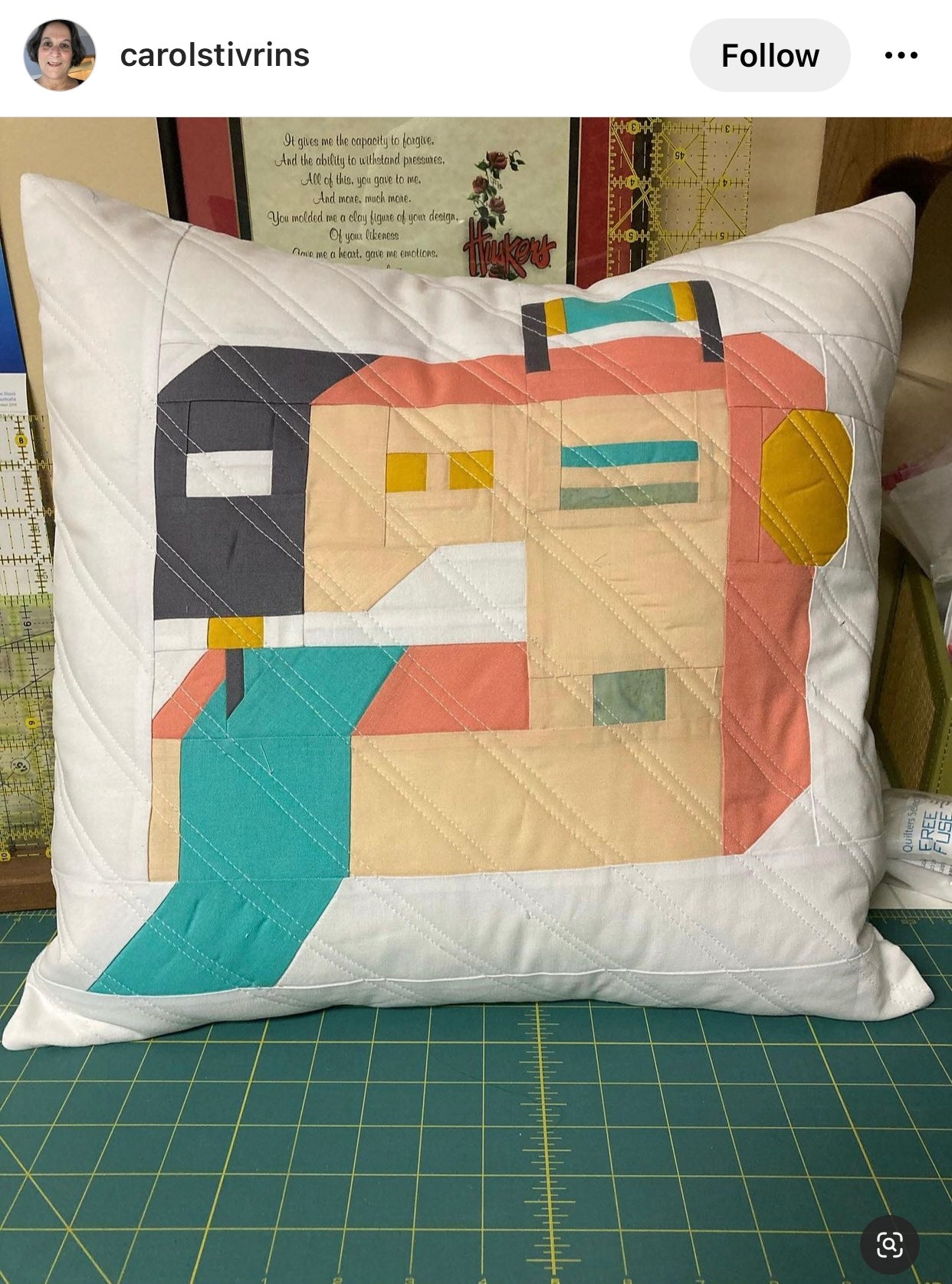 PDF Sewing Machine Foundation Paper Piecing Quilt Block