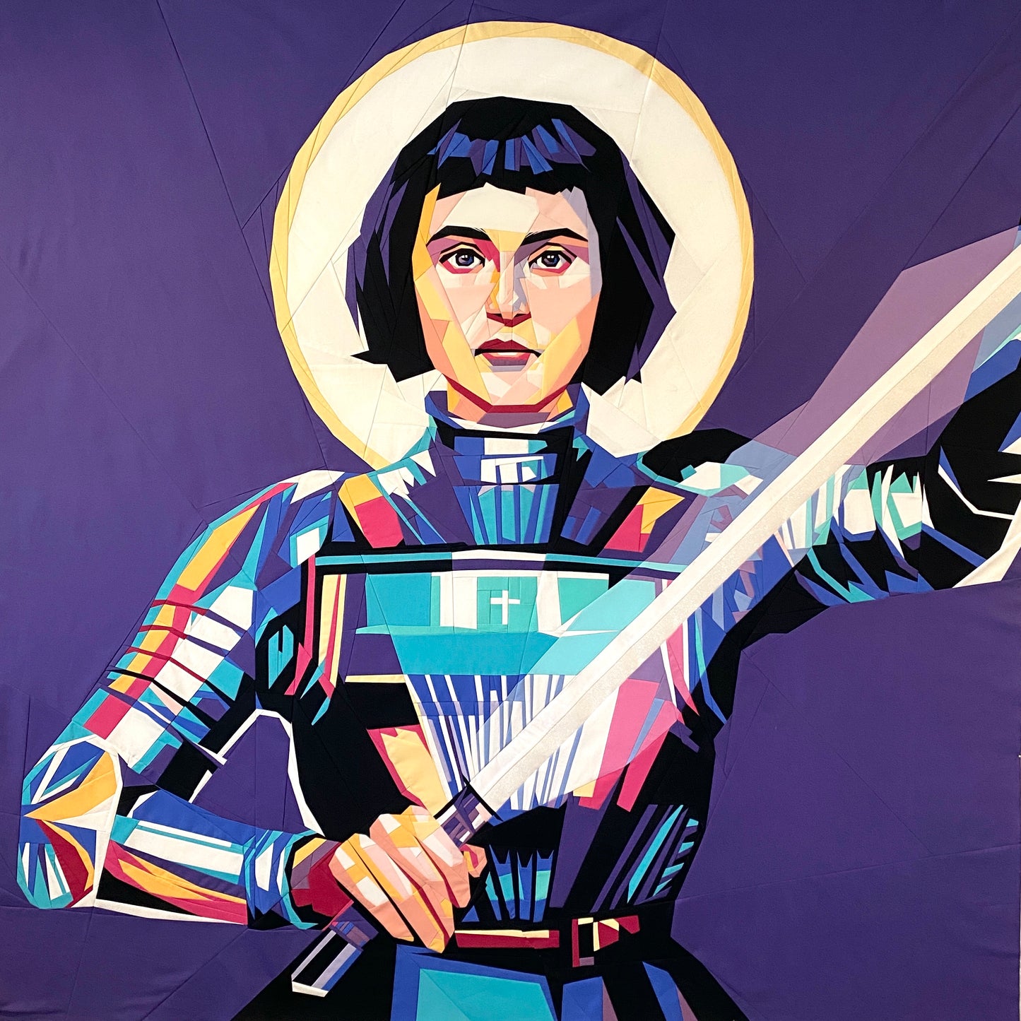 Paper Pattern: Joan of Arc a Foundation Paper Piecing Quilt