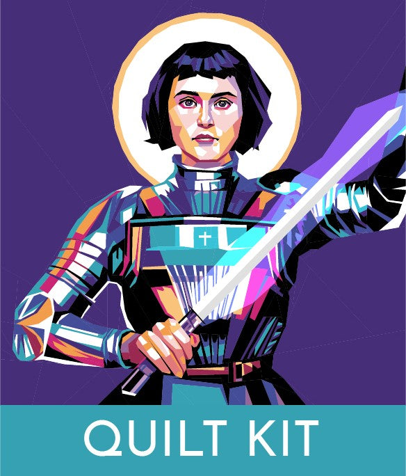 Quilt Kit: Joan of Arc a Foundation Paper Piecing Quilt