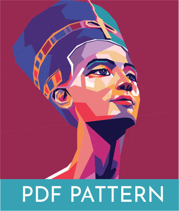 QUEEN of The NILE- A Foundation Paper Piecing Pattern (PDF Pattern)