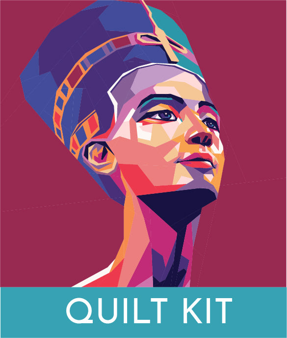 QUEEN of the NILE (A Foundation Paper Piecing Quilt Pattern KIT)