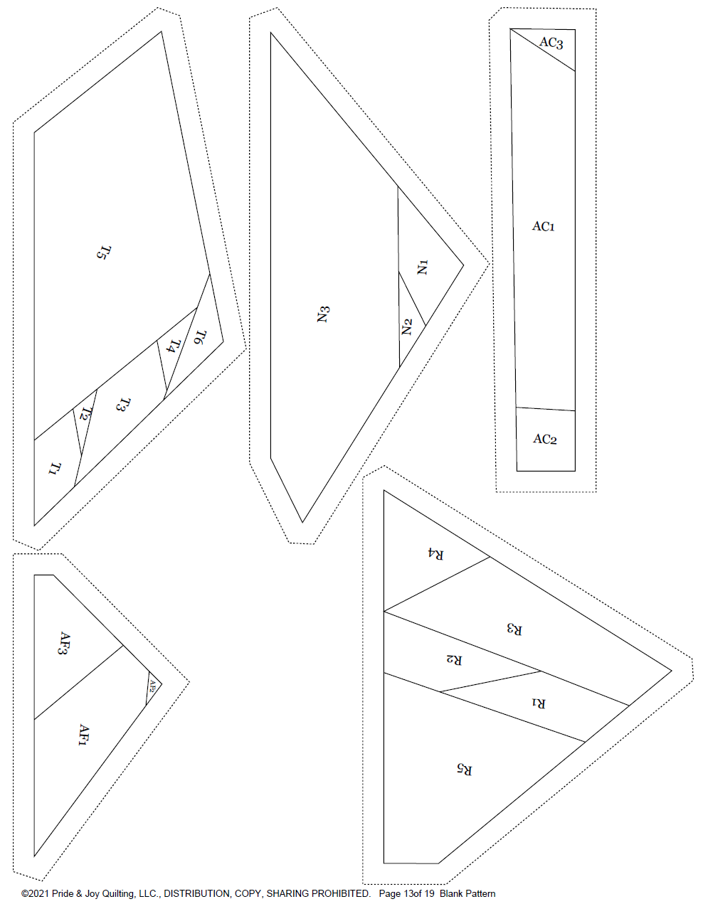 PDF (Part 2 of 12) Capturing Memories COLORADO, A Foundation Paper Piecing Quilt Pattern Series