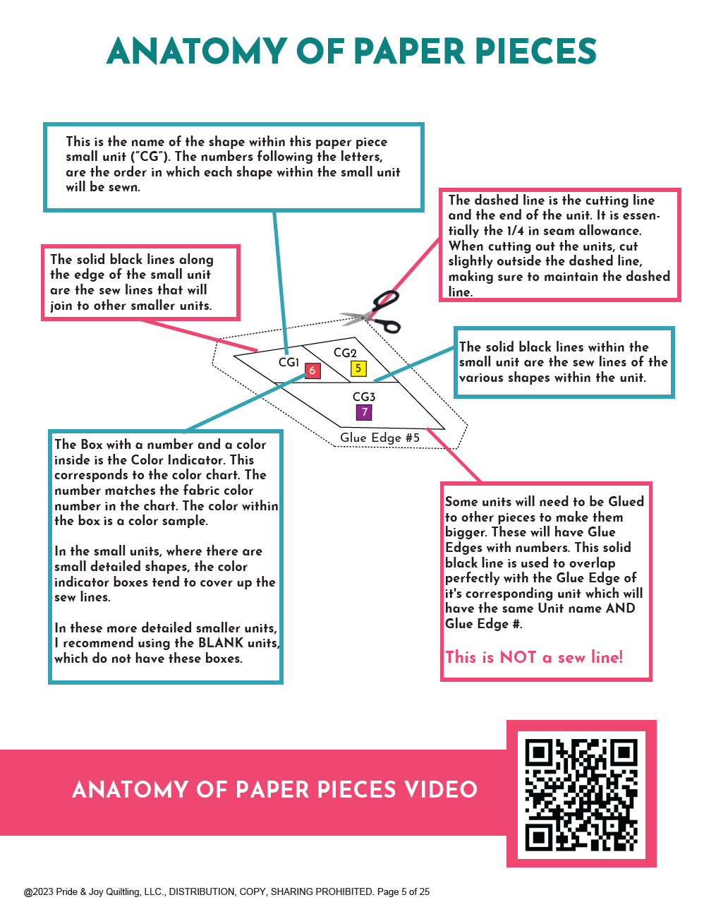 PDF (Part 2 of 12) Capturing Memories COLORADO, A Foundation Paper Piecing Quilt Pattern Series