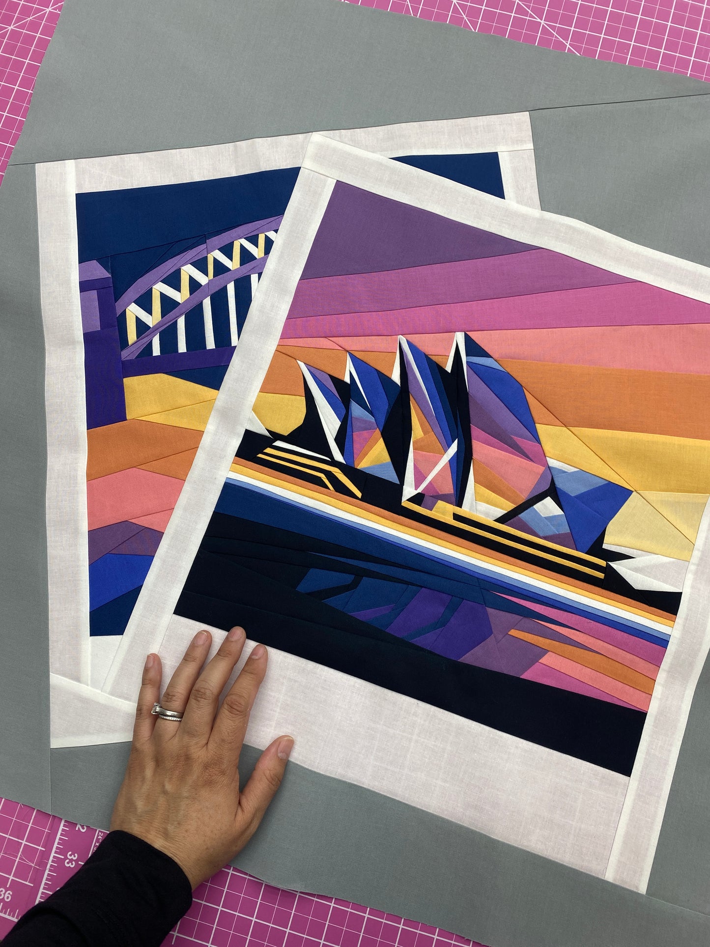 PDF (Part 9 of 12) Capturing Memories Sydney Sunset, A Foundation Paper Piecing Quilt Pattern Series