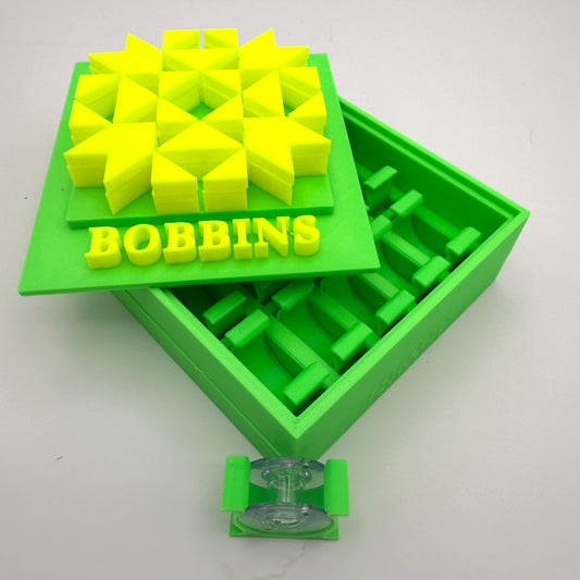 Class_15_Bobbin_Box_Keepers_by_Pride_Joy_Quilting_neon green yellow