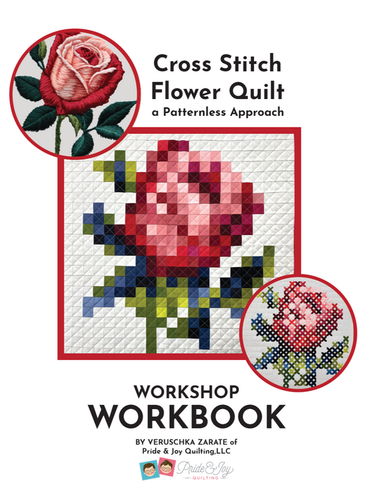 Colcha de flores en punto de cruz: un libro de trabajo de taller con un enfoque sin patrones PDF