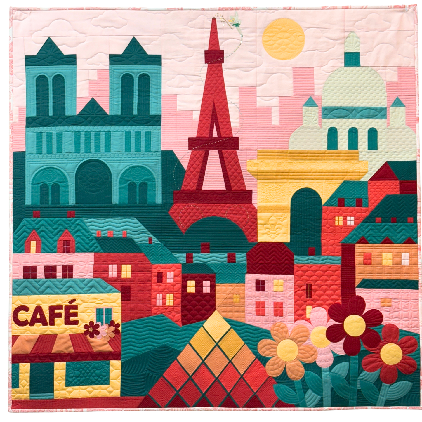 KIT "Paris, Je T'Aime" Dual Technique Quilt Pattern