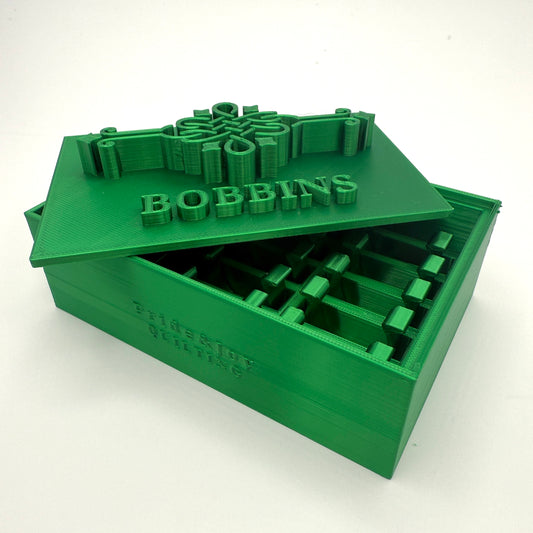 (Size: Singer Featherweight) (COLOR: Emerald Green) Bobbin Box & Keepers