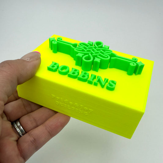 (Size: Singer Featherweight) (COLOR: NEON Yellow-Green) Bobbin Box & Keepers