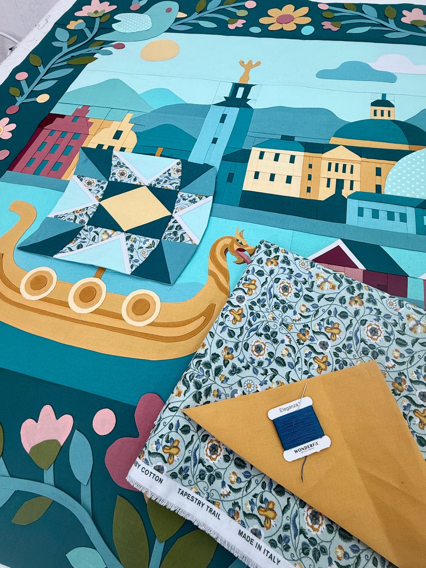 Liberty Fabrics Finishing KIT "Nordic Whimsy"