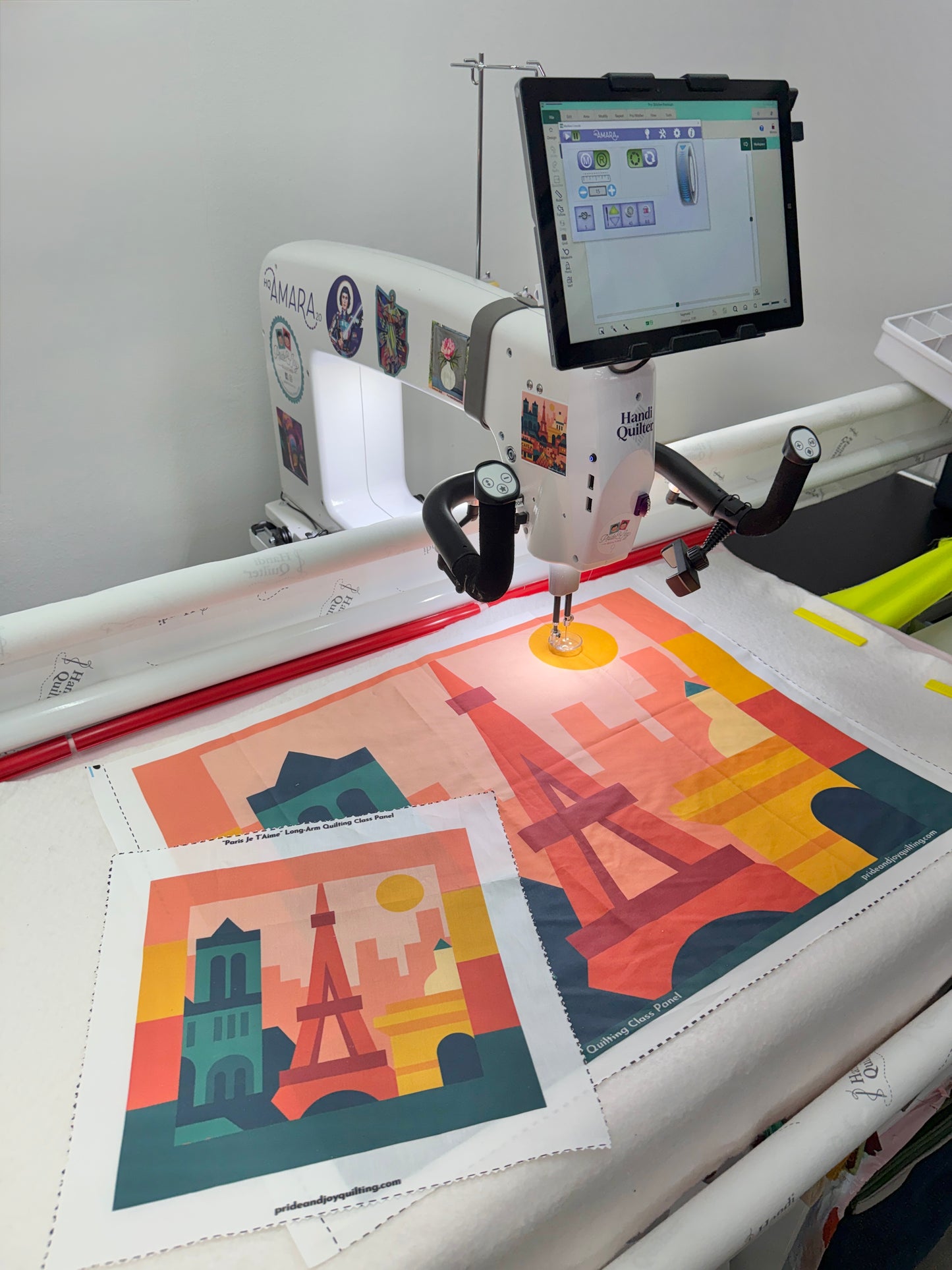Paris Je T'Aime Long Arm Quilting Class Kit