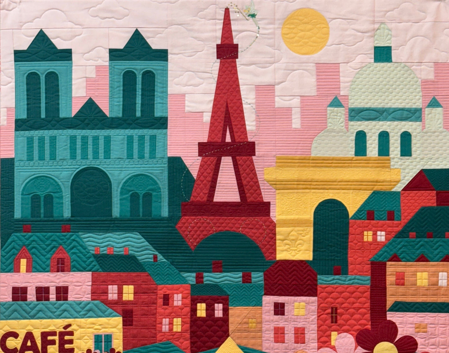 Paris je T'aime quilt pattern by pride and joy quilting LLC