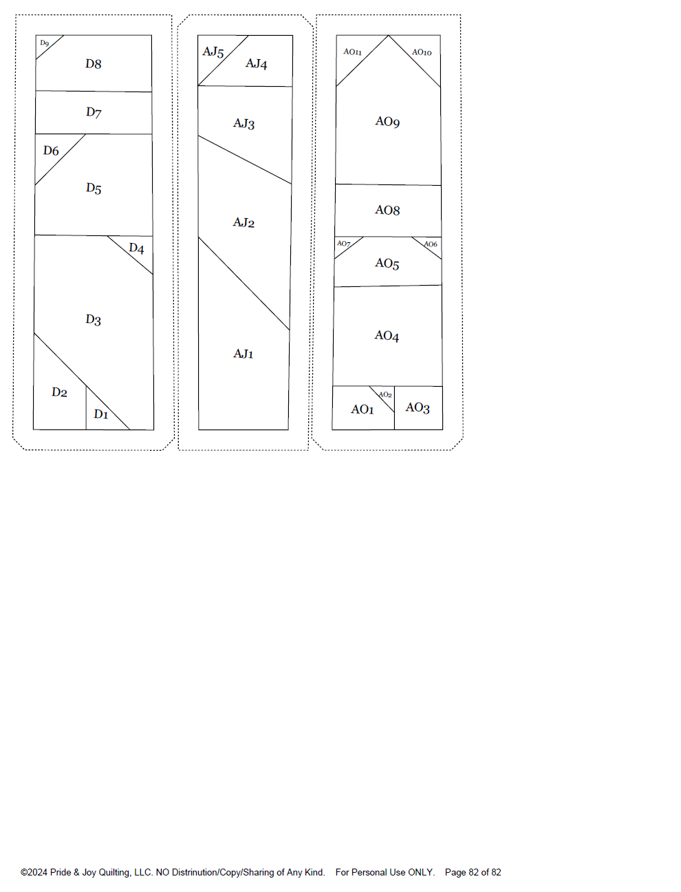 PDF (Part 6 of 9) Capturing Memories VILLAGE CHARM, A Foundation Paper Piecing Quilt Pattern Series