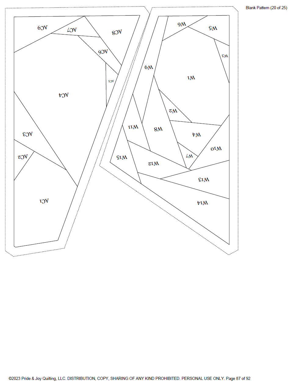 PDF Vase of Flowers Foundation Paper Pieced Pattern-PDF Digital Download