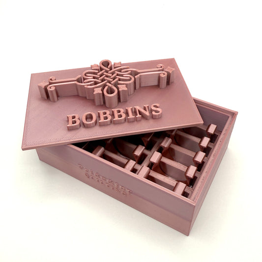 Singer Featherweight Bobbin Box & Keepers by Pride & Joy Quilting rose