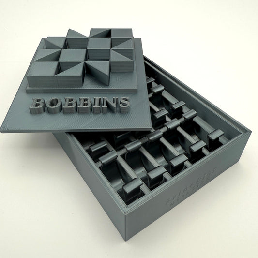 (Size: Class L ) (COLOR: Obsidian Gray) Bobbin Box & Keepers