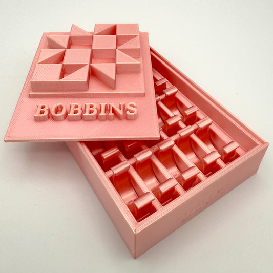 (Size: Class L ) (COLOR: Pink Diamond) Bobbin Box & Keepers