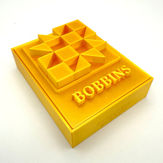 (Size: Class L ) (COLOR: Yellow Citrine) Bobbin Box & Keepers