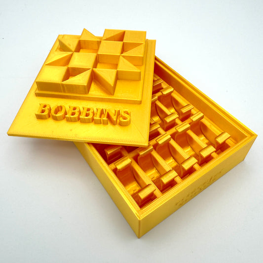 (Size: Class L ) (COLOR: Yellow Citrine) Bobbin Box & Keepers