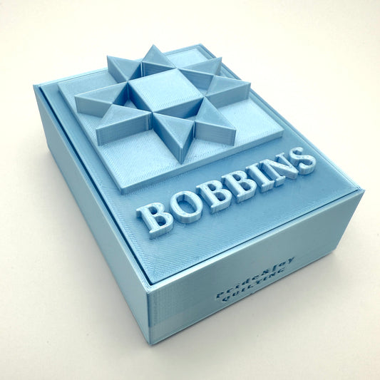 (Size: Class M ) (COLOR: Blue Topaz) Bobbin Box & Keepers