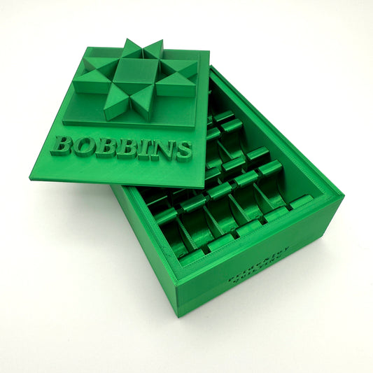 (Size: Class M ) (COLOR: Emerald Green ) Bobbin Box & Keepers