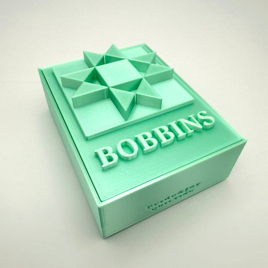 (Size: Class M ) (COLOR: Mint Tourmaline) Bobbin Box & Keepers