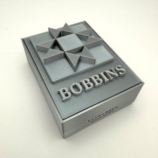 (Size: Class M ) (COLOR: Moonstone Silver) Bobbin Box & Keepers