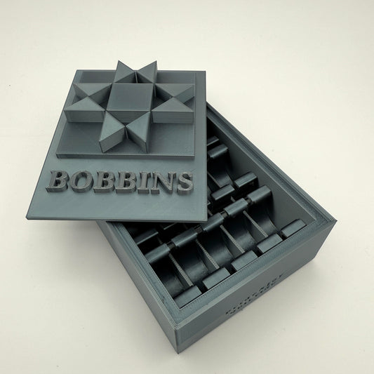 (Size: Class M ) (COLOR: Obsidian Gray) Bobbin Box & Keepers