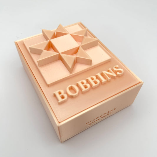 (Size: Class M ) (COLOR: Peach Morganite) Bobbin Box & Keepers