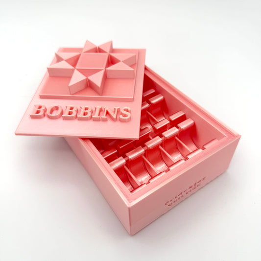 (Size: Class M ) (COLOR: Pink Diamond) Bobbin Box & Keepers