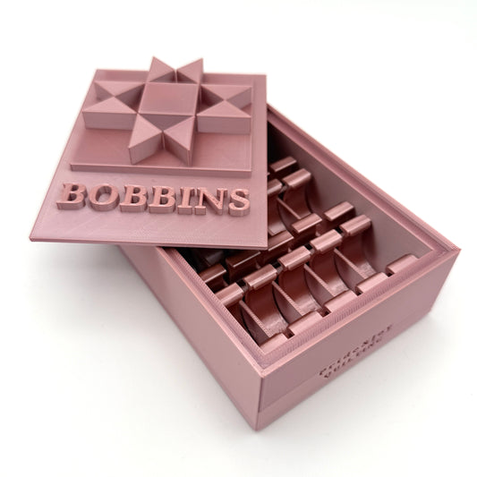 (Size: Class M ) (COLOR: Rose Topaz) Bobbin Box & Keepers