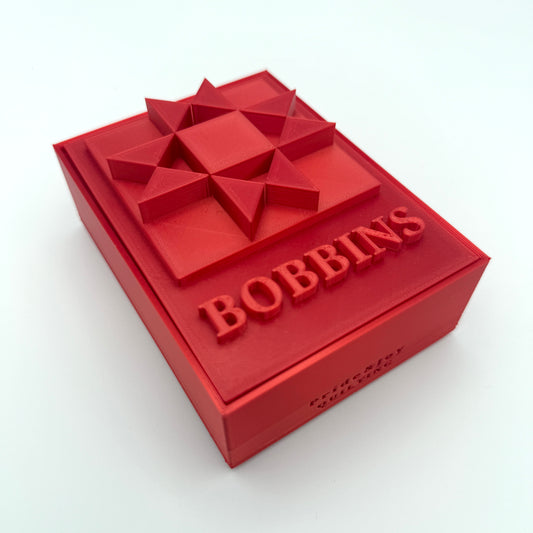 (Size: Class M ) (COLOR: Ruby Red) Bobbin Box & Keepers
