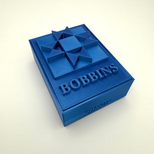 (Size: Class M ) (COLOR: Sapphire Blue) Bobbin Box & Keepers
