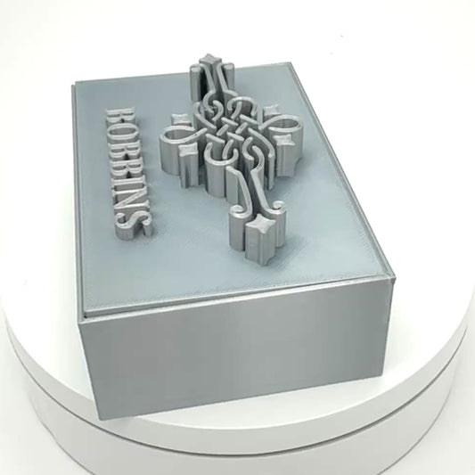 Singer Featherweight Bobbin Box & Keepers by Pride & Joy Quilting silver