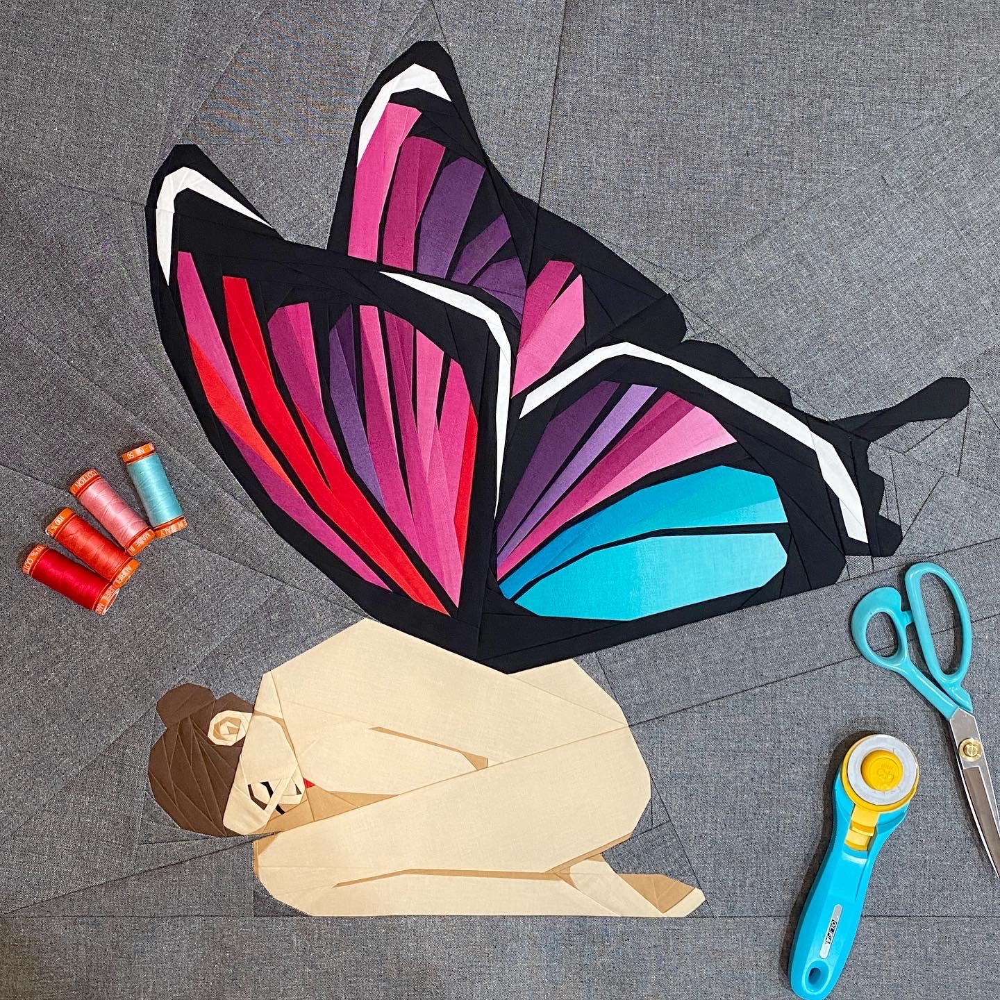 Pattern Blocks Making Butterfly Easy Quilt Pattern Pieced Butterfly How To Make Butterfly Quilt Blocks