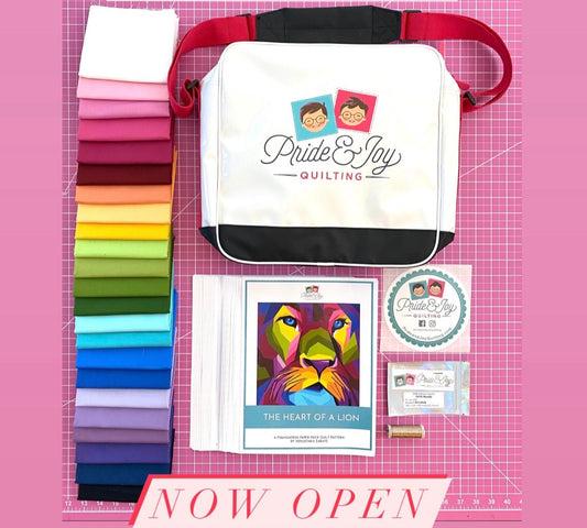 Heart of a Lion 50in Foundation Paper Piece Quilt KIT