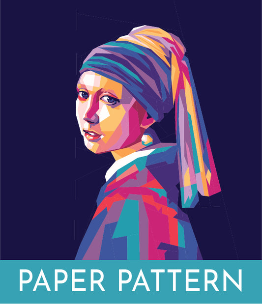 Girl With The Pearl Earring PAPER PATTERN