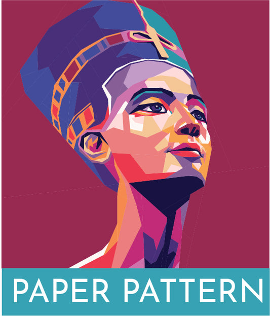 REINA del Nilo -Un patrón de piezas de papel de base (PAPER PATTERN)
