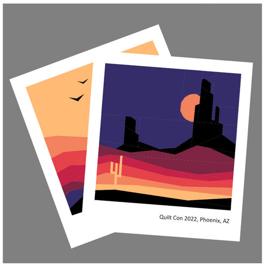 PDF (Part 1 of 12) Capturing Memories ARIZONA, A Foundation Paper Piecing Quilt Pattern Series